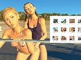 3D lesbians fuck in an Android CPK lesbian sex game