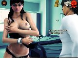 Young and busty girl shows boobs to her personal doctor
