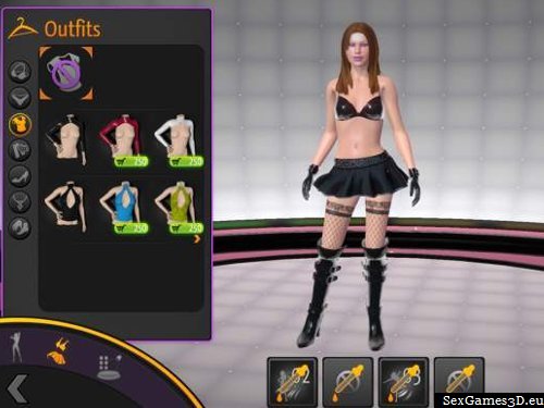 virtual interactive stripper games