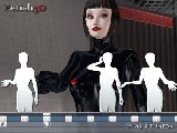 BDSM sex game with latex fetish and submissive sex
