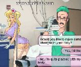 Hospital fuck with a busty nurse in online multiplayer sex game